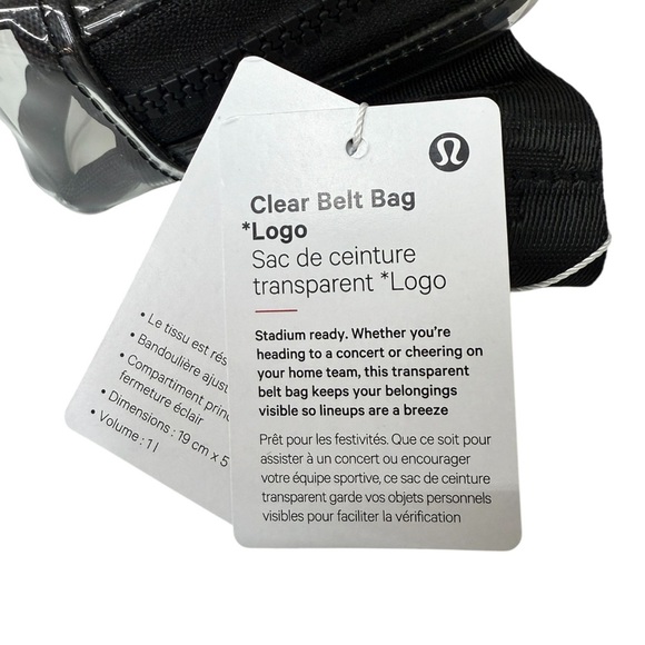 Lululemon Clear Logo Everywhere Belt Bag 1L NWT - Picture 8 of 8